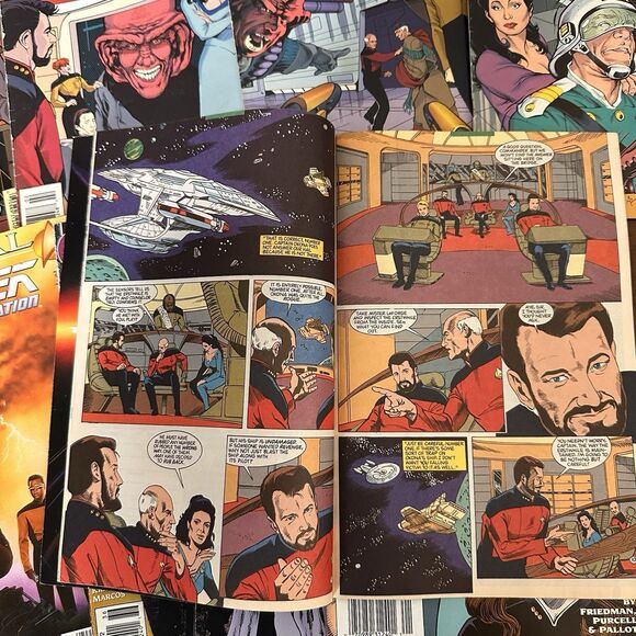 Star Trek The Next Generation Lot 0f 11 DC Comics 90s Modala Imperative Special - Picture 7 of 15